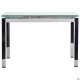 Розкладний стіл Art Metal Furniture Сандро хром/скло білий (545795)
