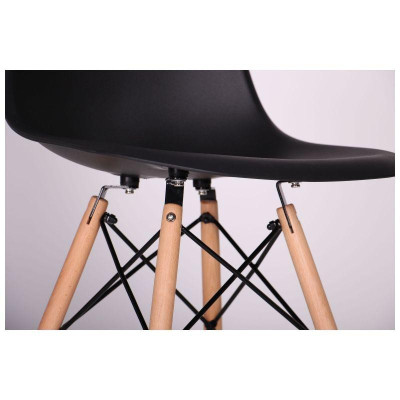 Стілець Art Metal Furniture Aster RL Wood Пластик Чорний (545915)