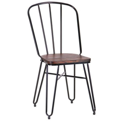 Стілець Art Metal Furniture Clapton, чорний (521109)