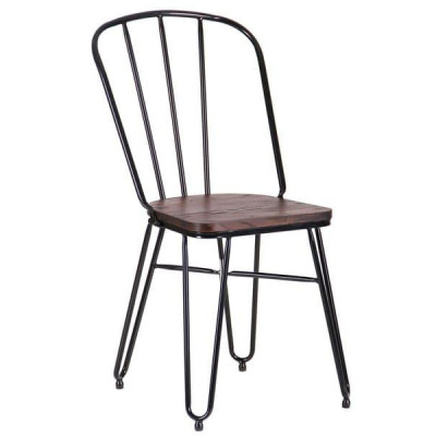 Стілець Art Metal Furniture Clapton, чорний (521109)