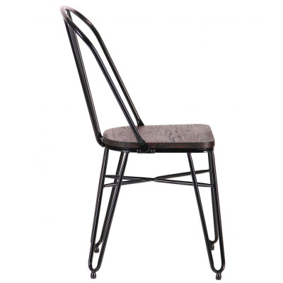 Стілець Art Metal Furniture Clapton, чорний (521109)