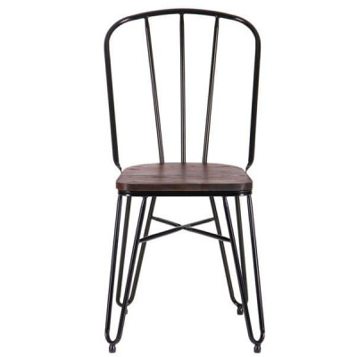 Стілець Art Metal Furniture Clapton, чорний (521109)