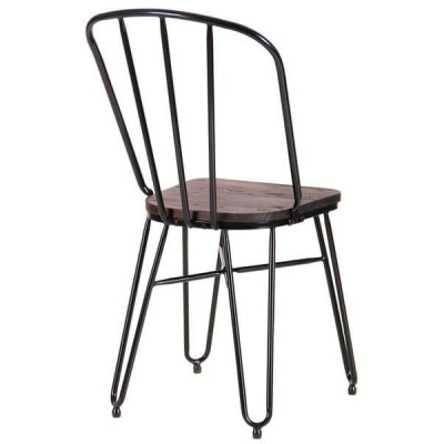 Стілець Art Metal Furniture Clapton, чорний (521109)