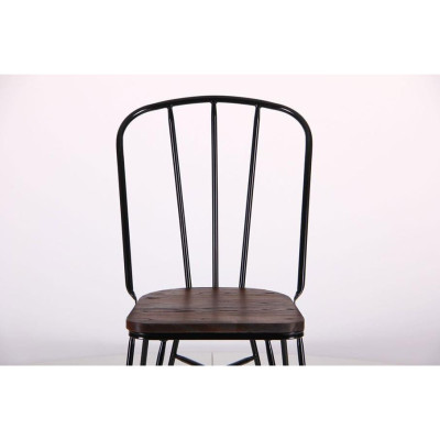 Стілець Art Metal Furniture Clapton, чорний (521109)