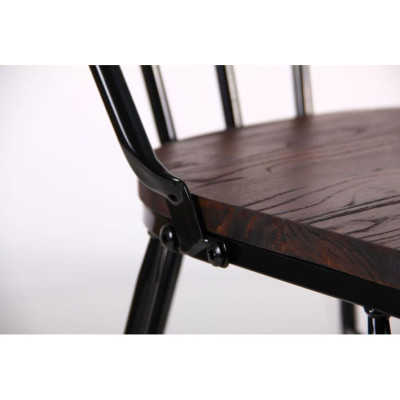 Стілець Art Metal Furniture Clapton, чорний (521109)