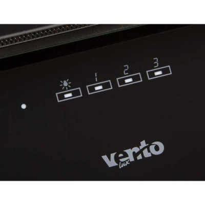 Витяжка похила Ventolux RIMINI 60 BK (650) TRC SL