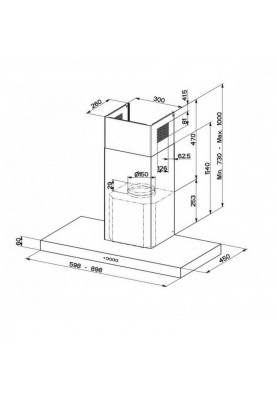 Витяжка Faber Stilo Comfort WH Matt A60 (325.0618.789)