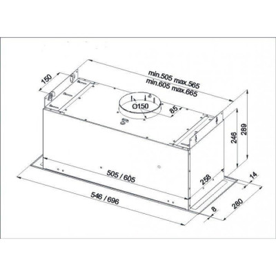 Вбудована витяжка Best Chef Smart box 1000 inox 53 (OCAR55J4SR.S3.SA_BST)
