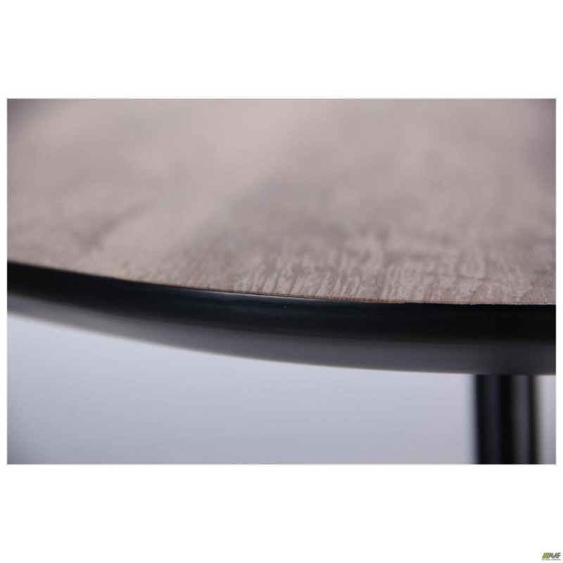 Журнальний столик Art Metal Furniture Kentucky-2 чорний/МДФ дуб шервуд (545129)