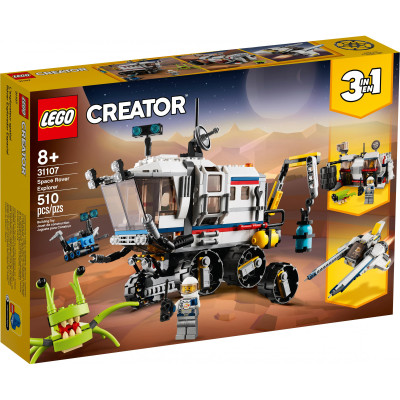 Блоковий конструктор LEGO Creator Дослідницький планетохід 510 деталей (31107)