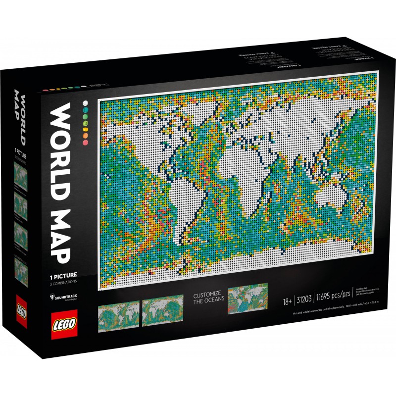 Блоковий конструктор LEGO Карта світу (31203)