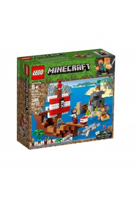 Блоковий конструктор LEGO Minecraft Пригоди на піратському кораблі (21152)