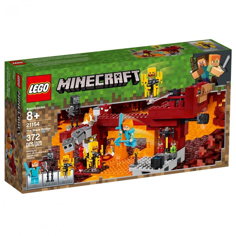 Блоковий конструктор LEGO Minecraft Палаючий міст (21154)
