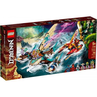 Блічний конструктор LEGO Ninjago Морський бій на катамаранах (71748)