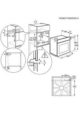 Духовка електрична Electrolux EOD5C71X