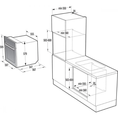 Духовка електрична Gorenje BO735E20X-2