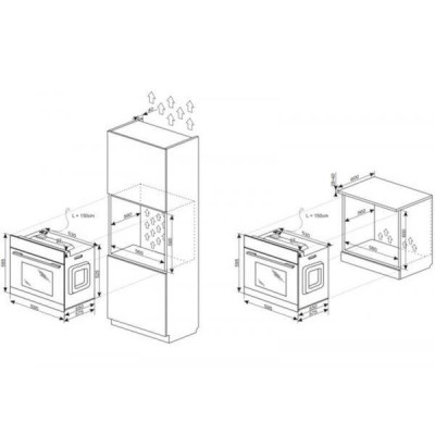 Духовка електрична Hansa BOES684001