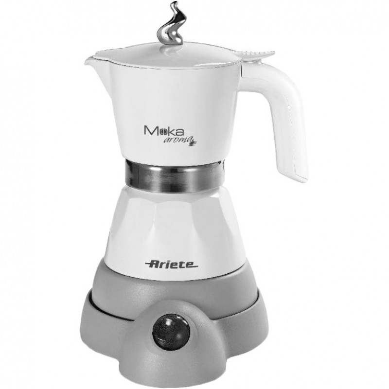 Електрична гейзерна кавоварка Ariete Moka Aroma Elettrica bianca 1358A WH (1358/10)