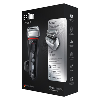 Електробритва чоловіча Braun Series 8 8340 Wet&Dry (8340s)