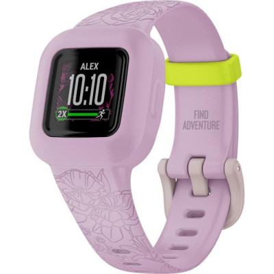 Фітнес-браслет Garmin Vivofit Jr. 3 Lilac Floral (010-02441-01/51/21)