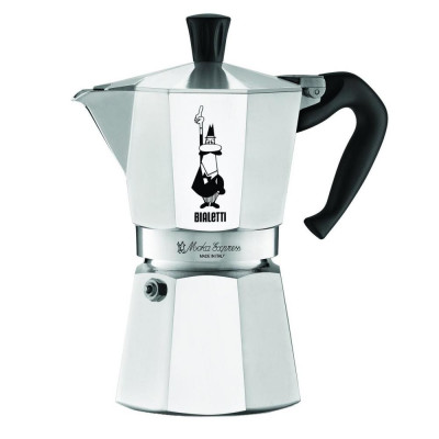 Гейзерна кавоварка Bialetti Moka Express на 6 чашок