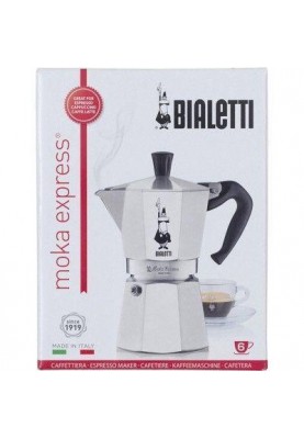 Гейзерна кавоварка Bialetti Moka Express на 6 чашок