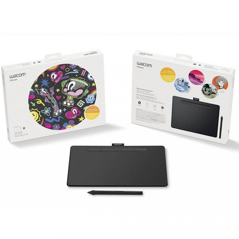 Графічний планшет Wacom Intuos M Bluetooth Black (CTL-6100WLK-N)