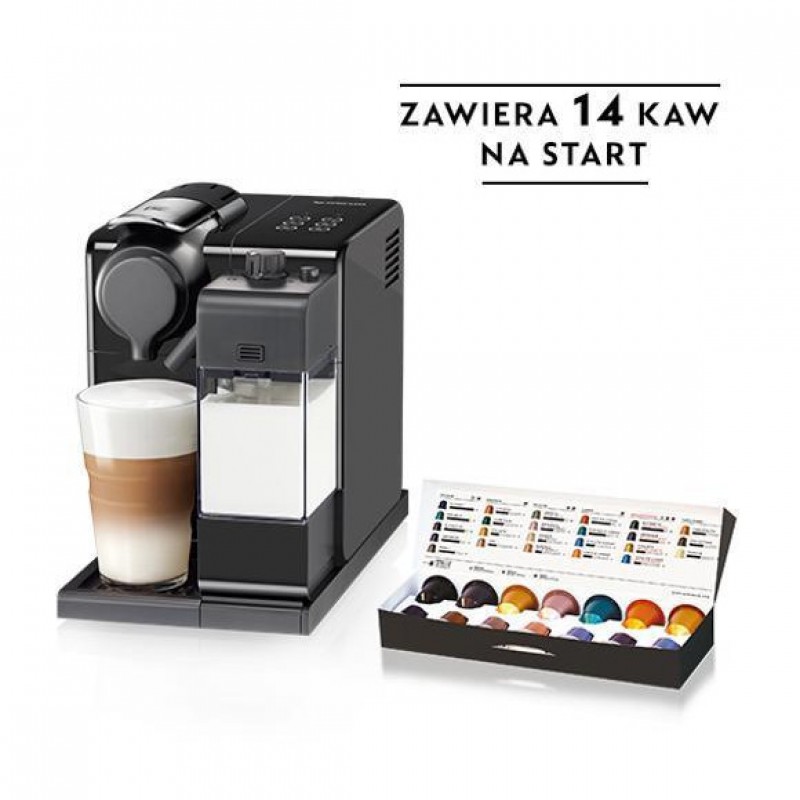 Капсульна кавоварка еспресо DeLonghi Nespresso Lattissima Touch EN560.B