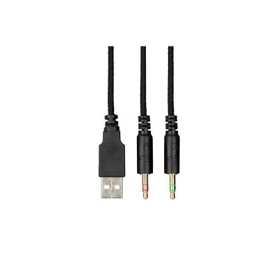 Комп'ютерна гарнітура 2E GAMING HG330 RGB 3.5mm Black (2E-HG330BK)