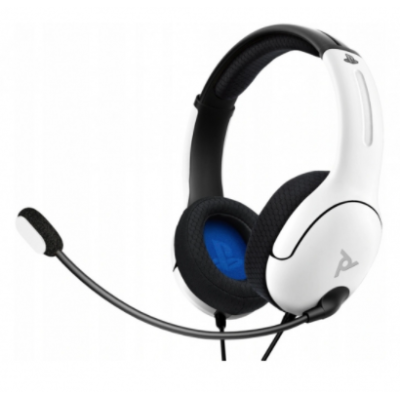 Комп'ютерна гарнітура PDP Gaming LVL40 Wired Stereo Gaming Headset White