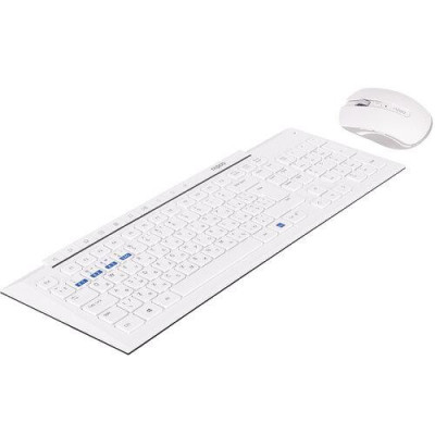 Комплект (клавіатура + миша) RAPOO 8200M Wireless White