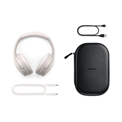 Навушники з мікрофоном Bose QuietComfort 45 White Smoke 866724-0200