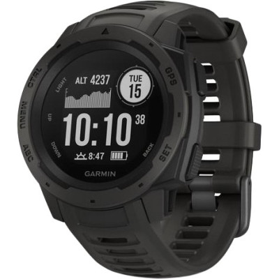 Смарт-годинник Garmin Instinct Graphite (010-02064-00)