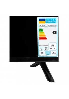 Телевiзор Bravis LED-32M8000 + T2