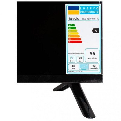 Телевiзор Bravis LED-32M8000 + T2