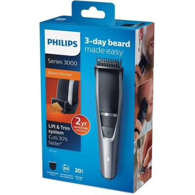 Тример для бороди та вусів Philips Beardtrimmer Series 3000 BT3216/14