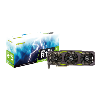 Відеокарта Manli RTX 3070 Ti 8GB Triple Fan LHR (N651307TIM35141)