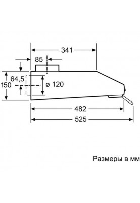 Витяжка плоска Bosch DUL63CC50