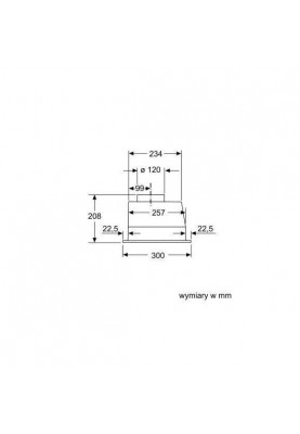 Вбудована витяжка Bosch DLN53AA70