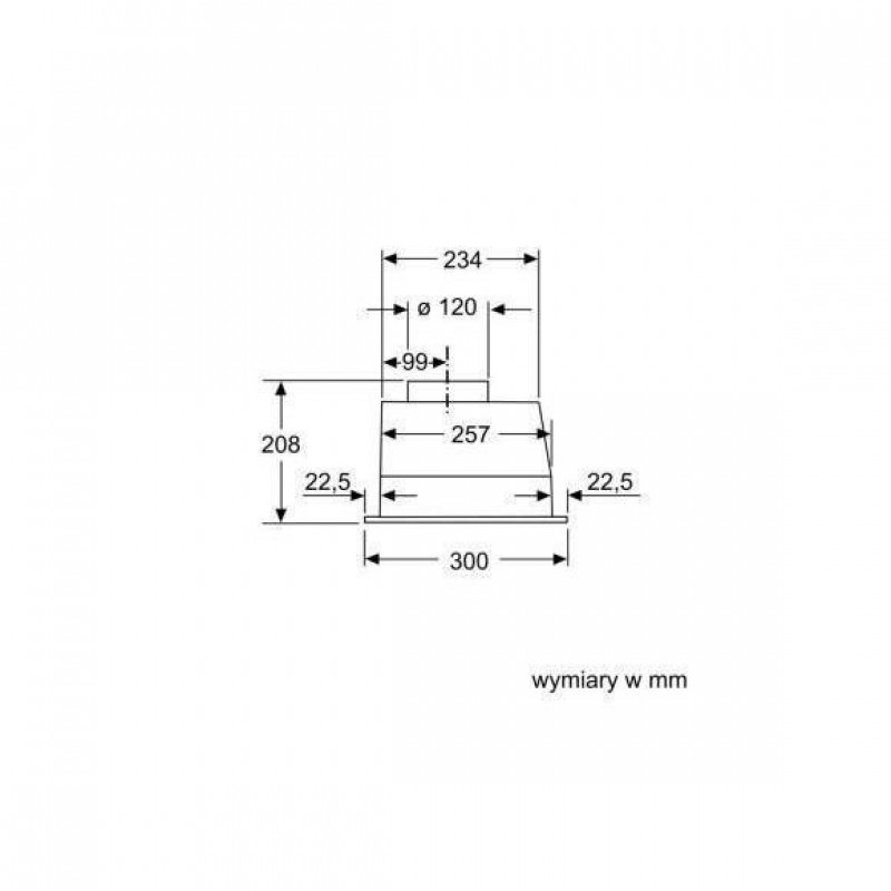 Вбудована витяжка Bosch DLN53AA70