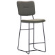 Барний стілець Art Metal Furniture Alphabet F black/olive (545714)