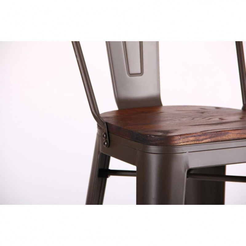 Барний стілець Art Metal Furniture Ozzy, кава (521115)