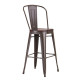 Барний стілець Art Metal Furniture Ozzy, кава (521115)