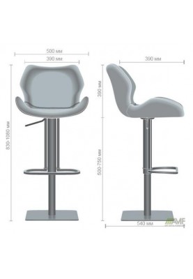 Барний стілець Art Metal Furniture Pinto smoky beije PU (545668)