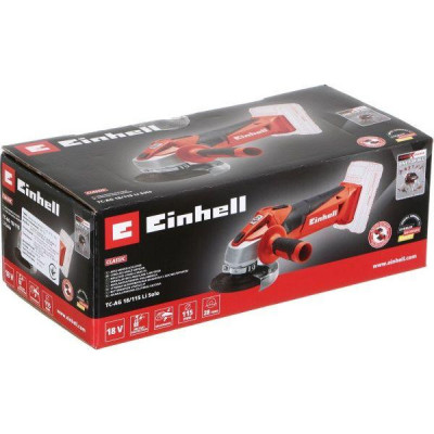 Болгарка (кутова шліфувальна машина) Einhell TC-AG 18/115 Li-Solo (4431130)