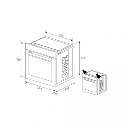 Духовка електрична Beko BBIE133002XD