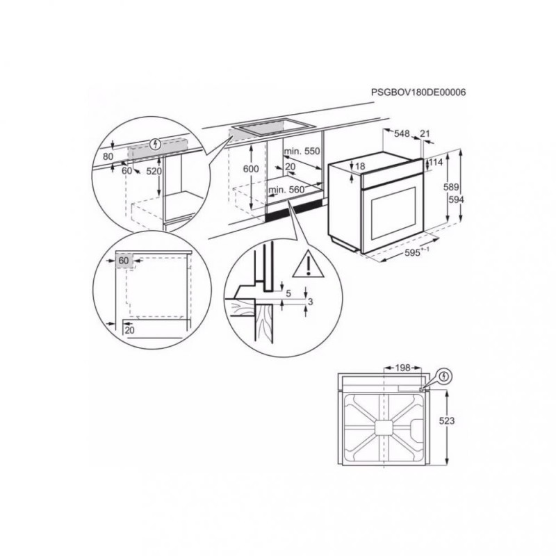 Духовка електрична Electrolux EOC6P77H