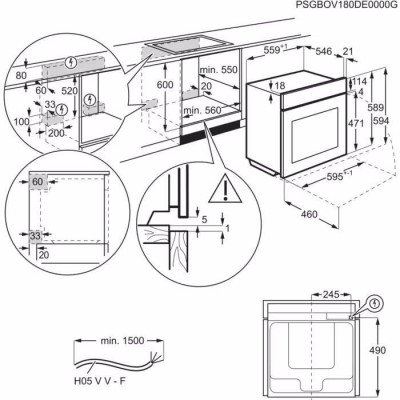 Духовка електрична Electrolux KOBBS39H