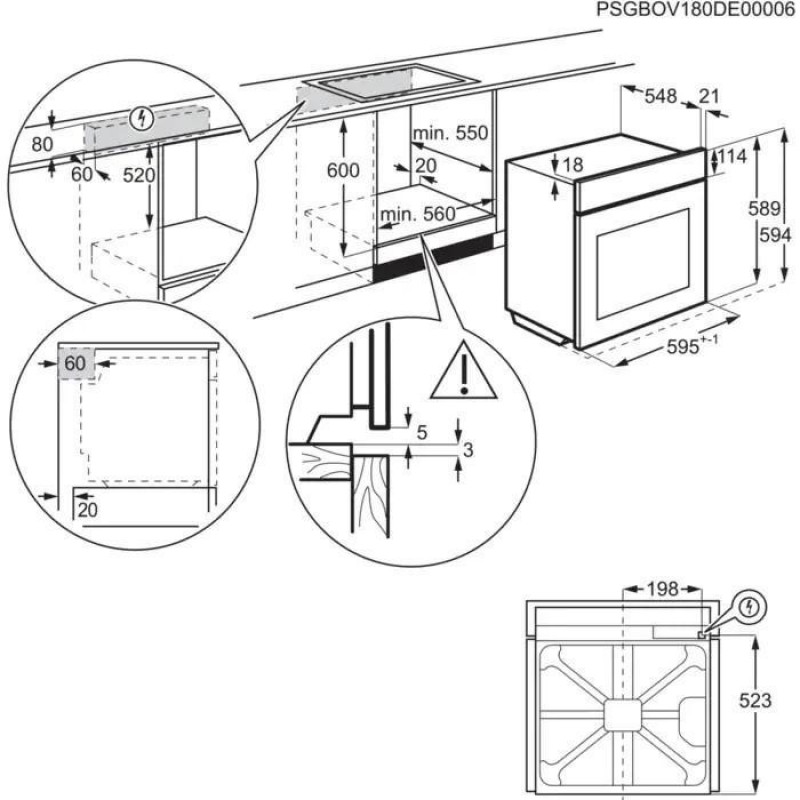 Духовка електрична Electrolux KODDP77H