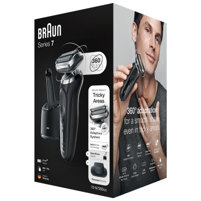 Електробритва чоловіча Braun Series 7360 Flex Wet&Dry 70-N7200cc